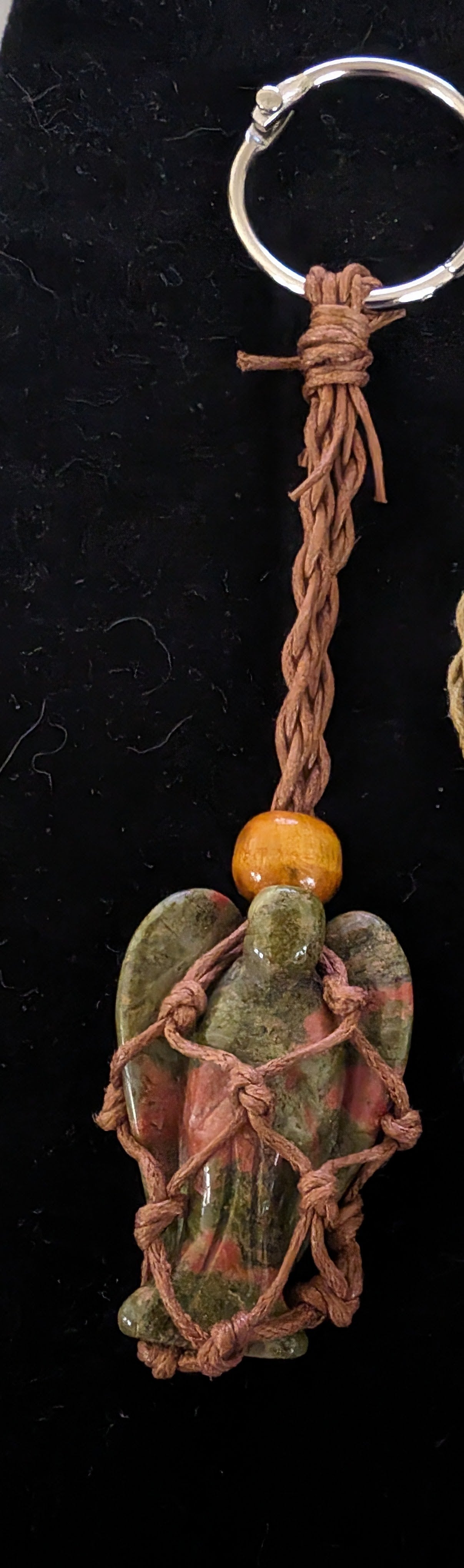 Real Natural Stone Keychains
