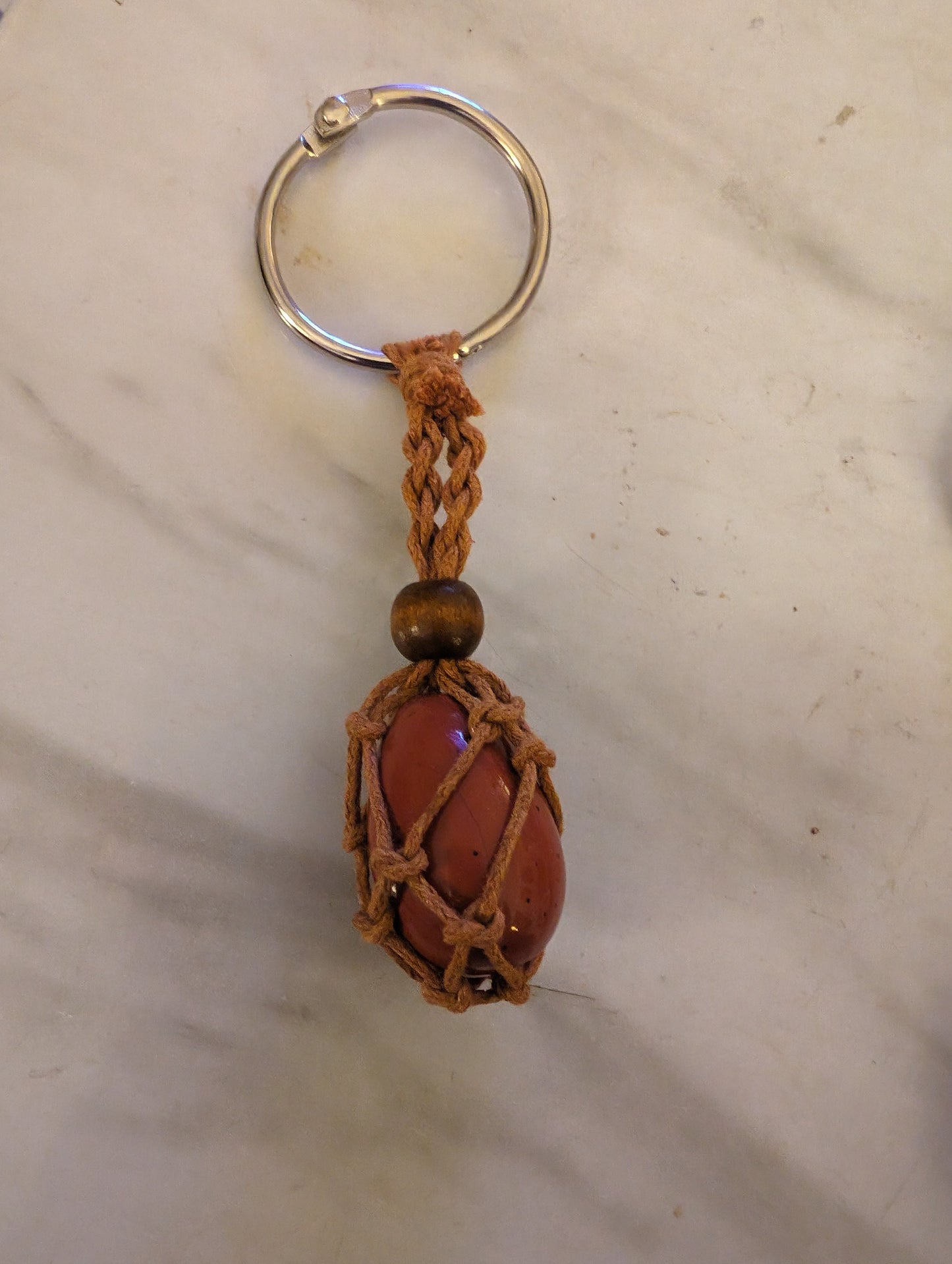 Real Natural Stone Keychains