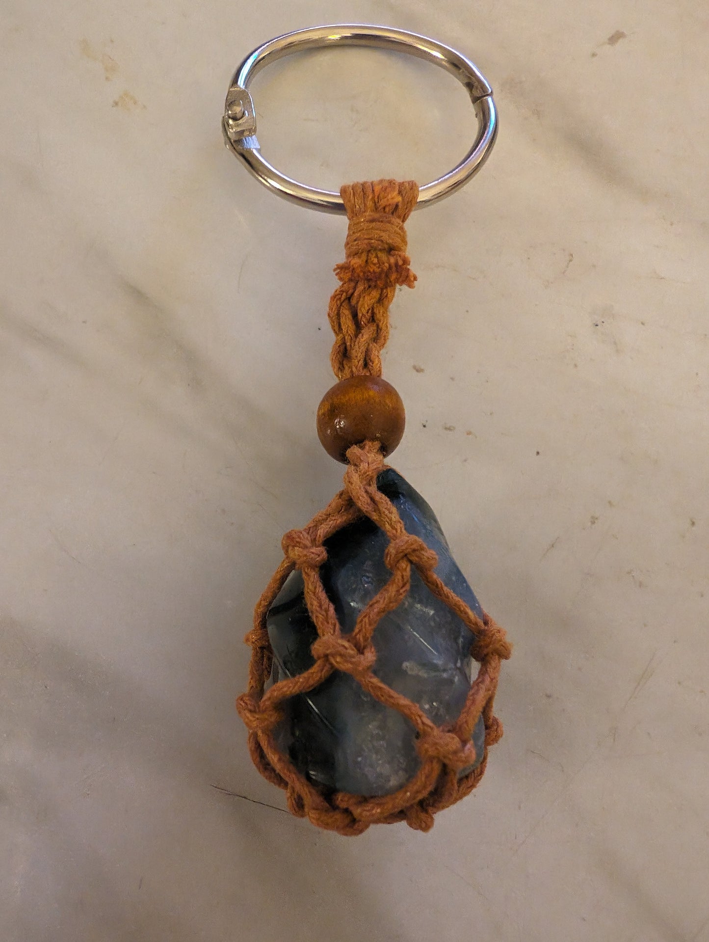 Real Natural Stone Keychains