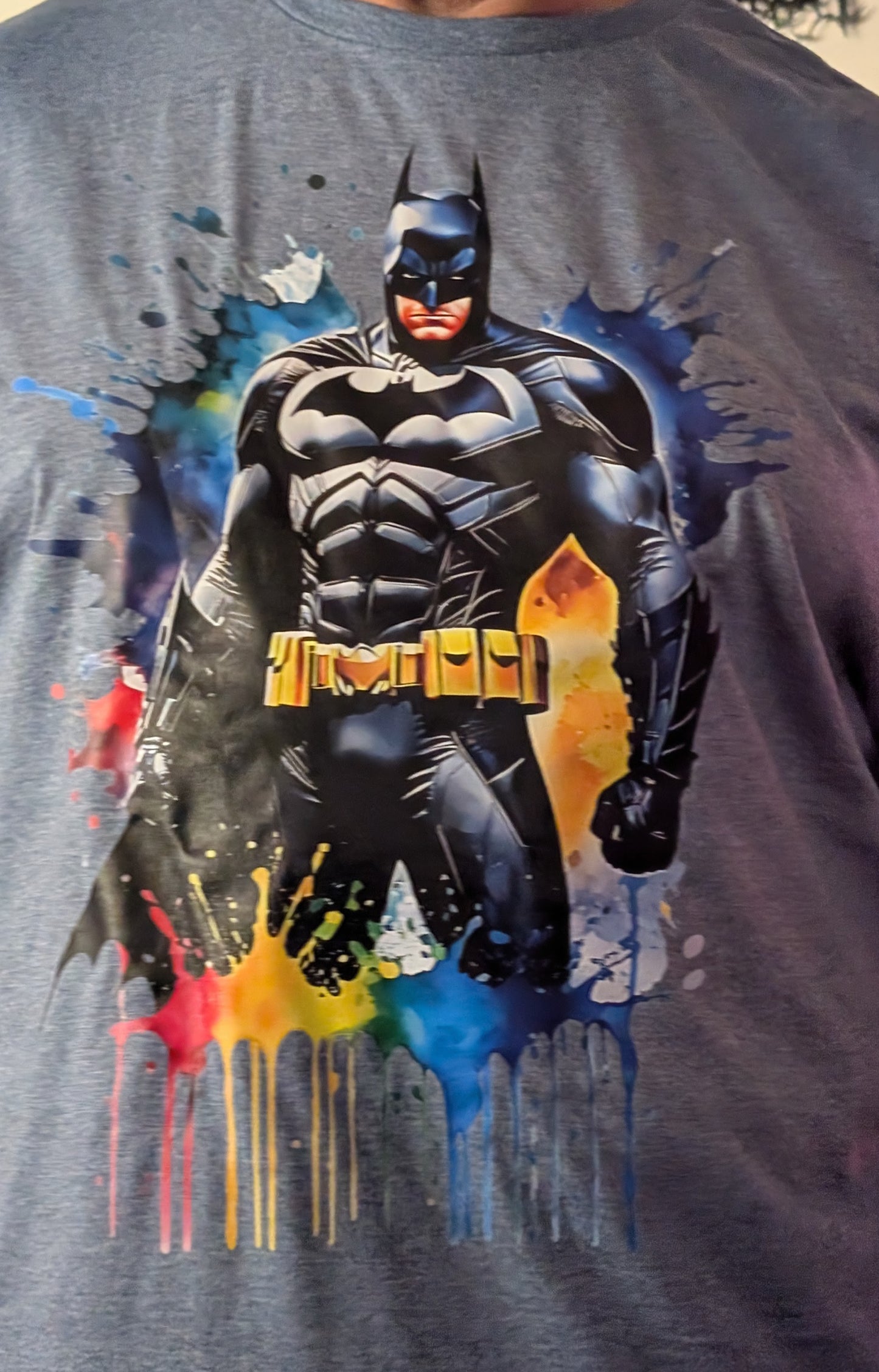 Batman Paint Splash T-shirt 1