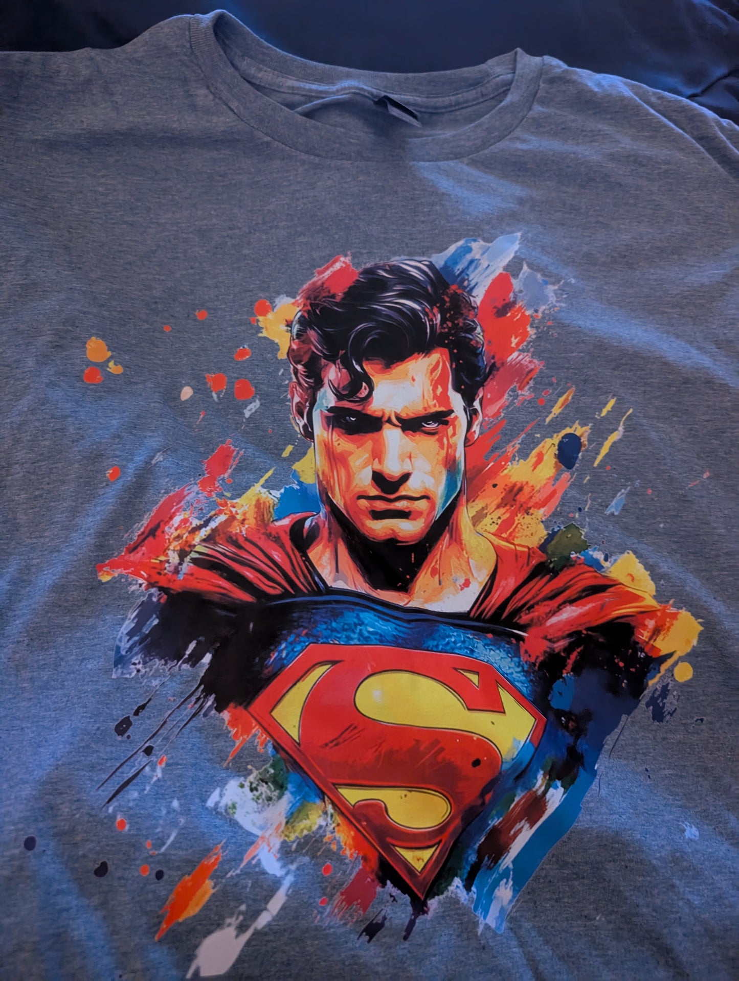SupermanPaint Splash T-shirt (Copy)