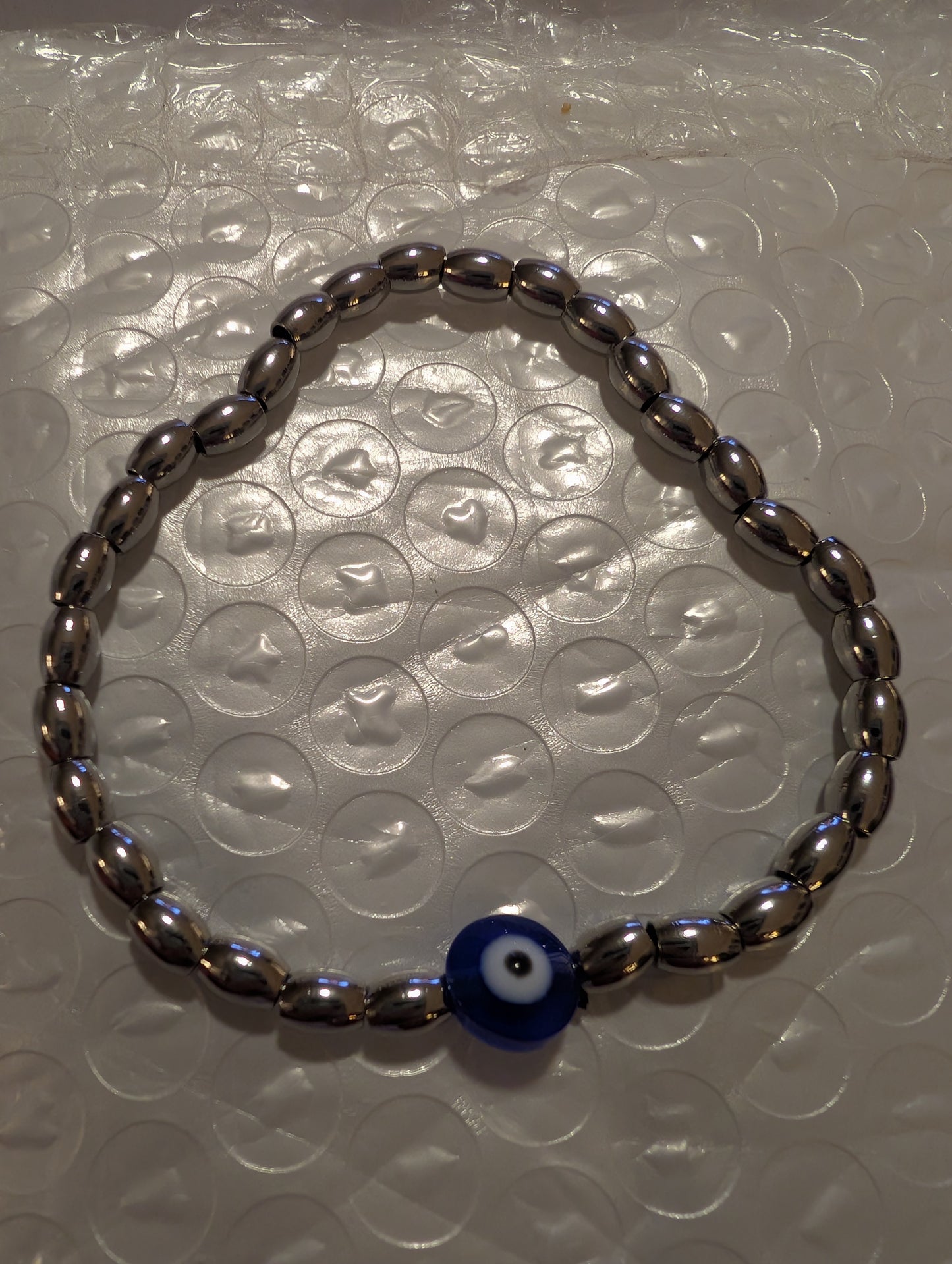 Stainless Steel Evil Eye Bracelet