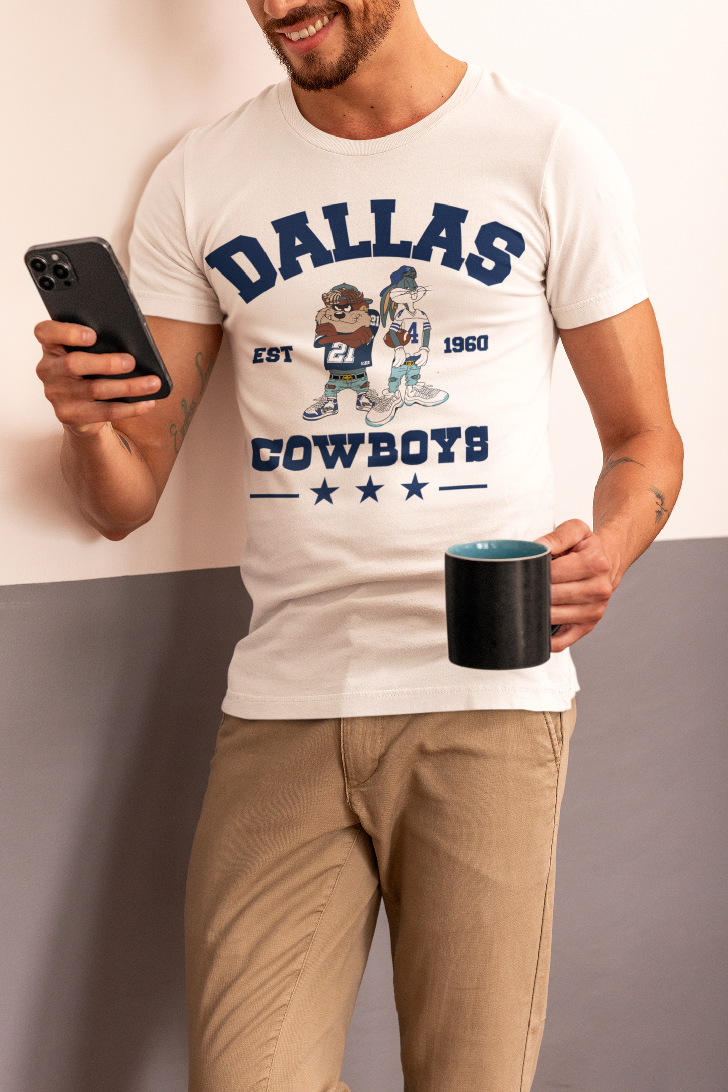 Dallas Cowboy Taz and BugsT Shirt