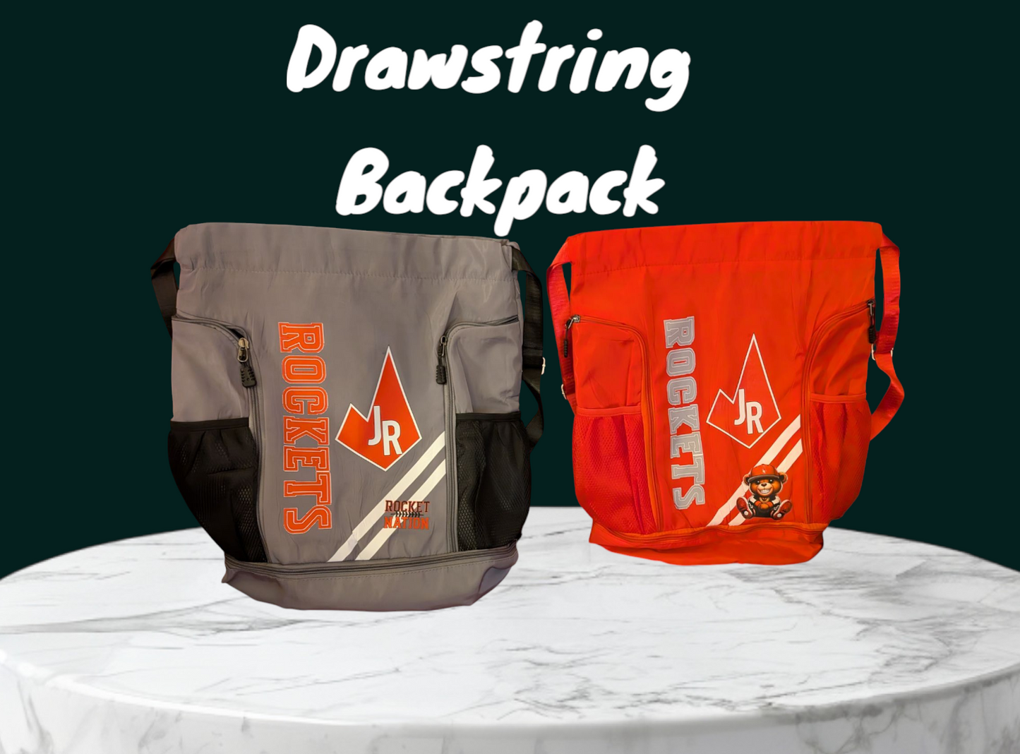 Judson Rocket Football Draw-String Backpack