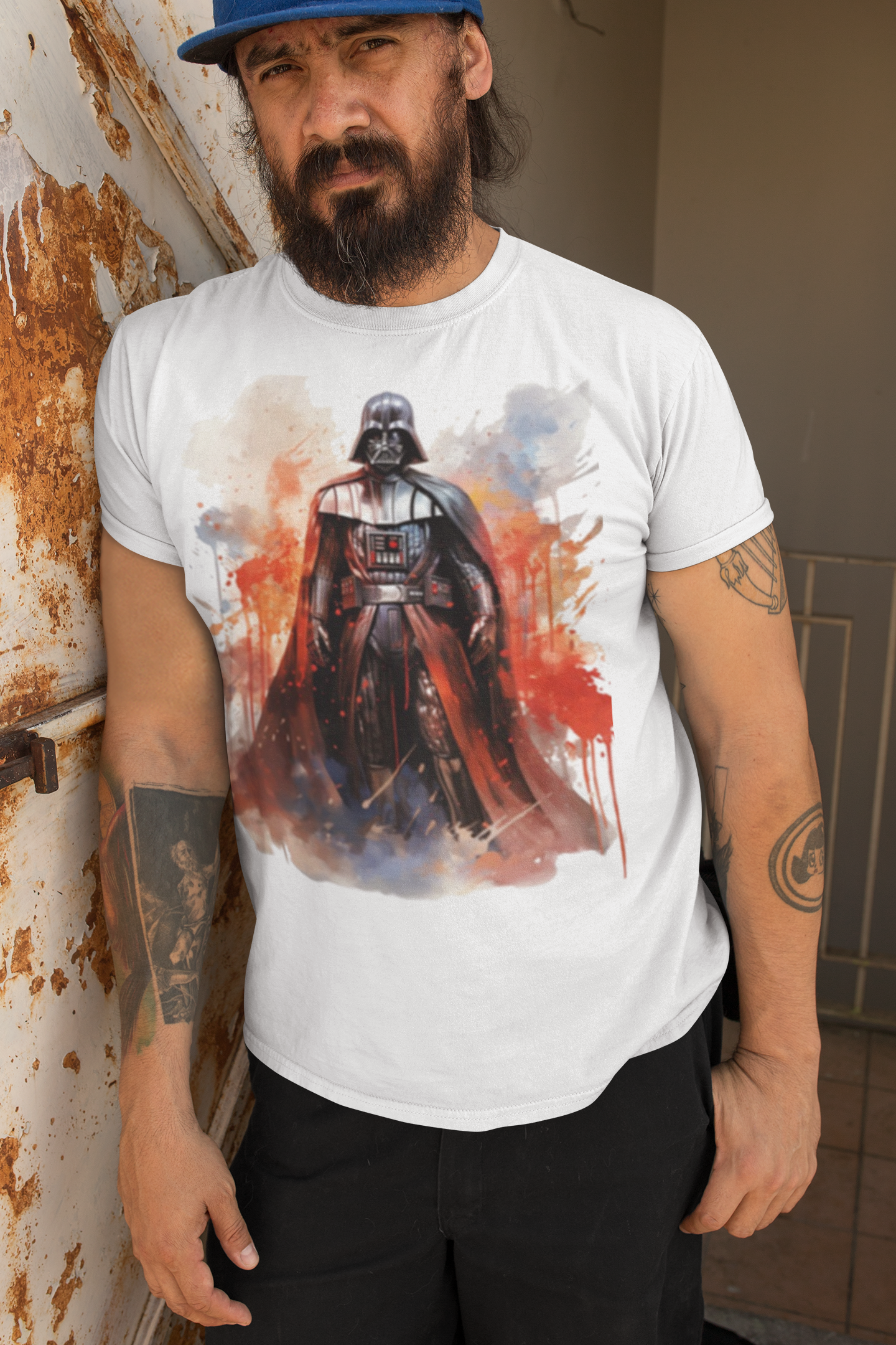 Vader Darth Paint Splash T-shirt 2