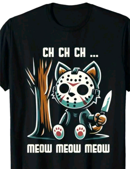 meow meow Halloween t shirt