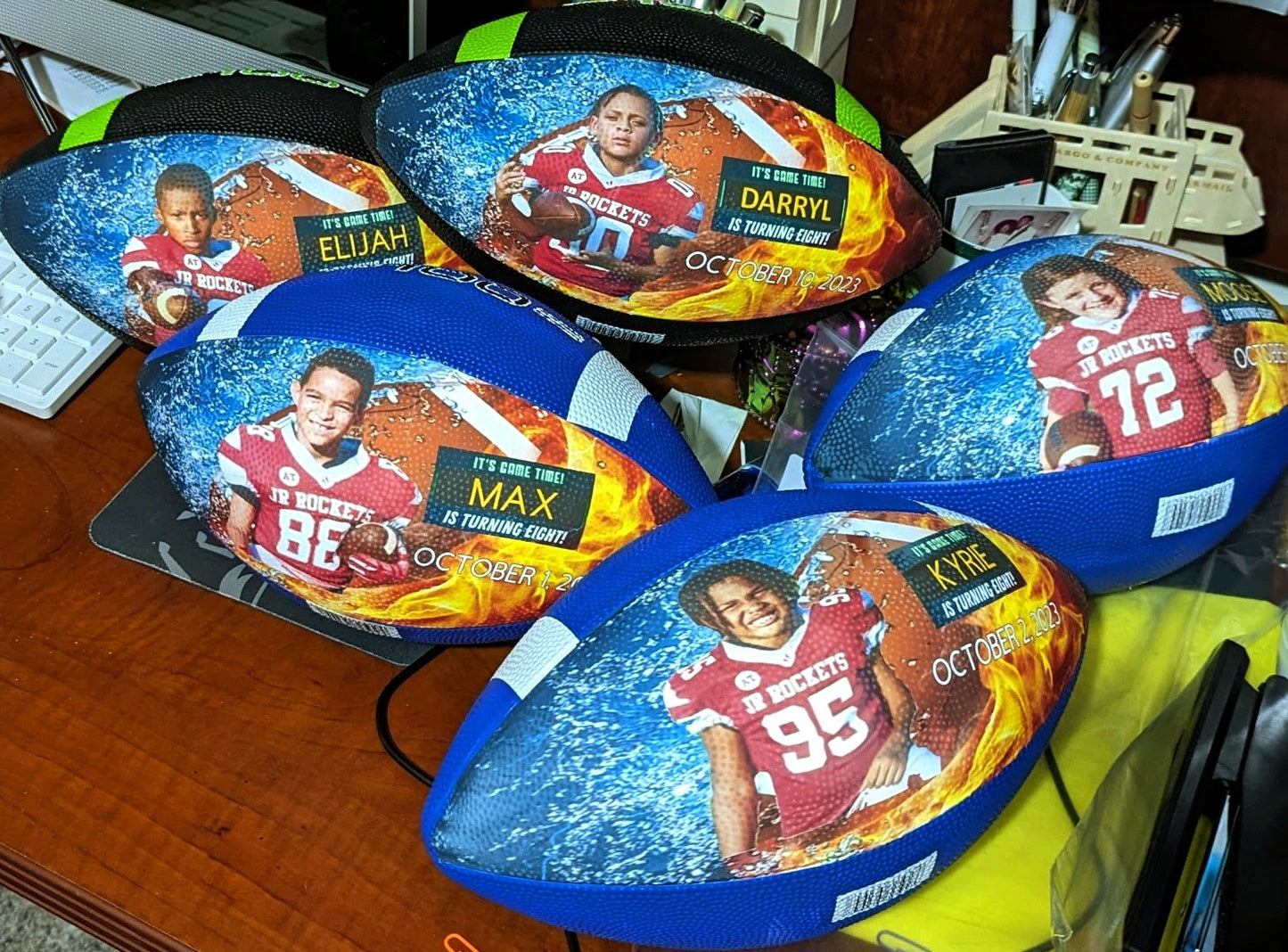 personalized collectable football