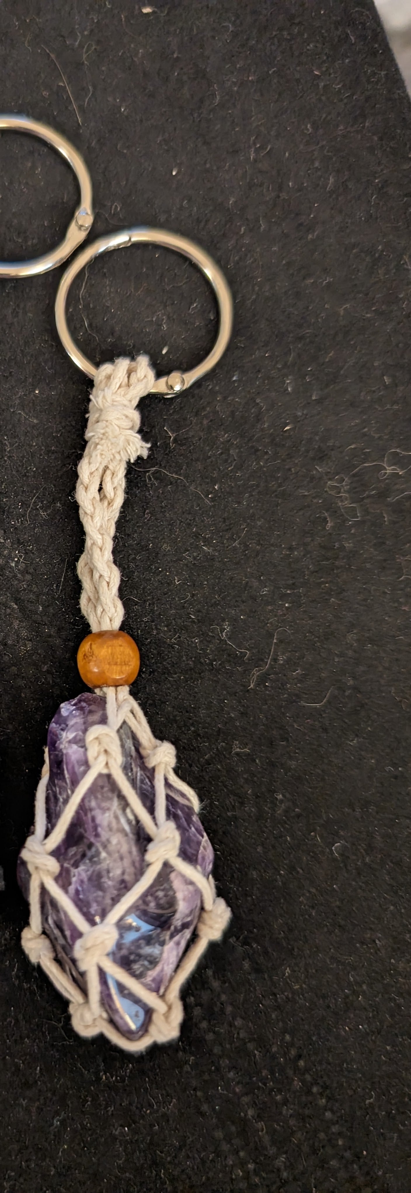 Real Natural Stone Keychains