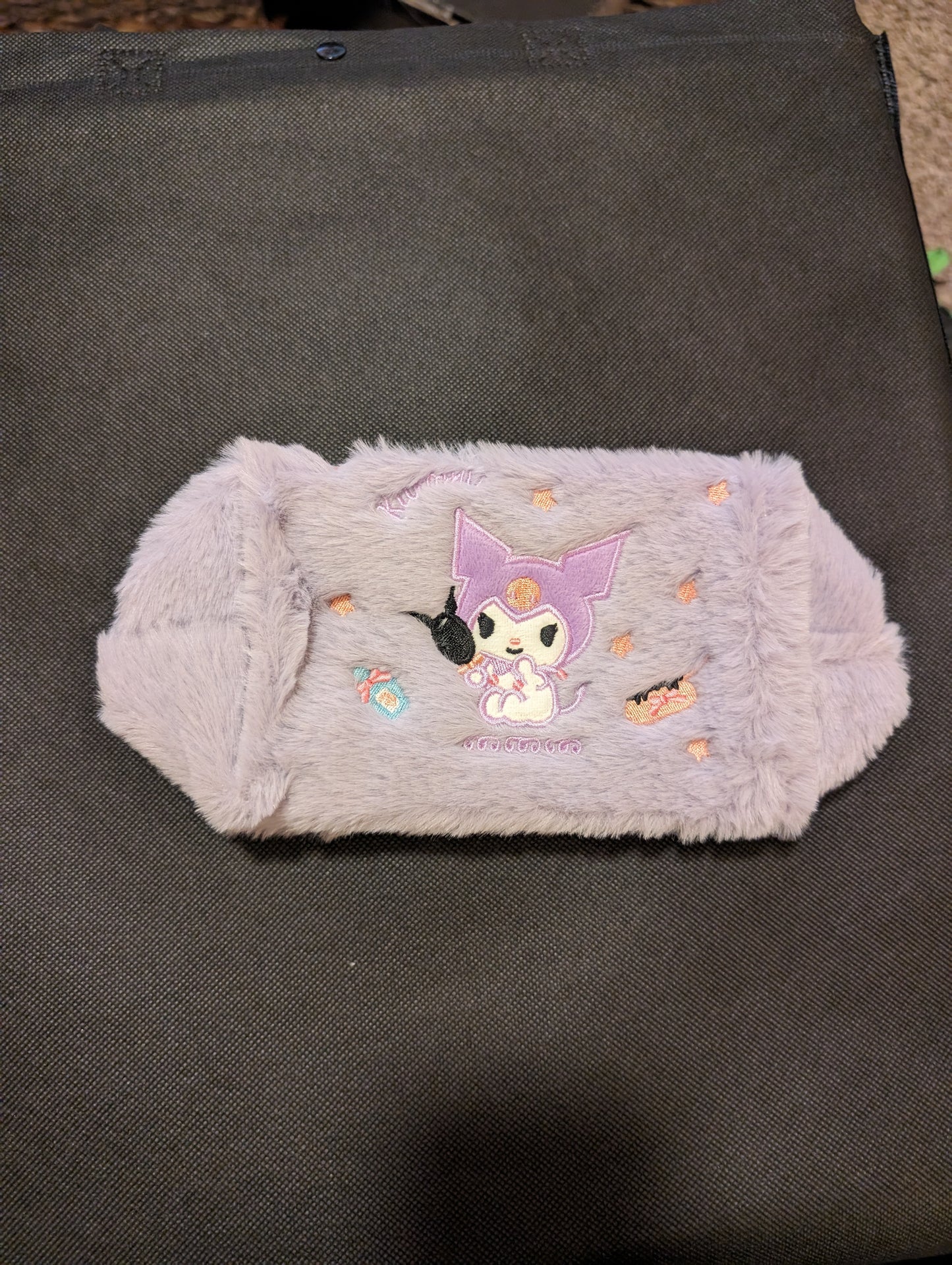 Fluffy Kuromi Makeup Bag