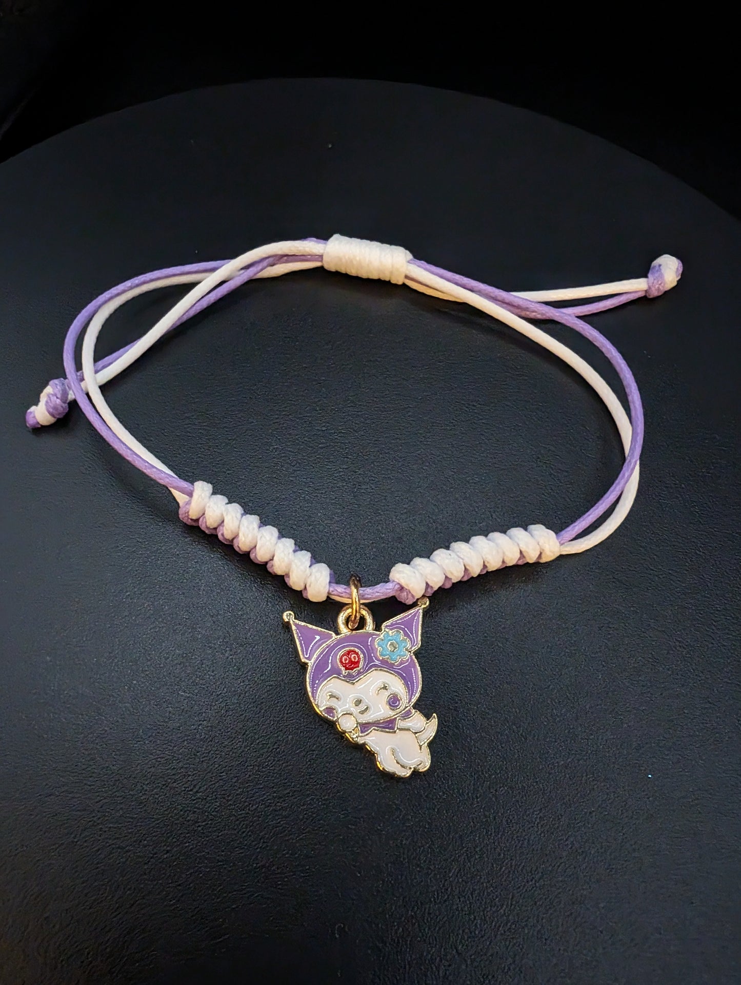 Sanrio Kuromi rope bracelet