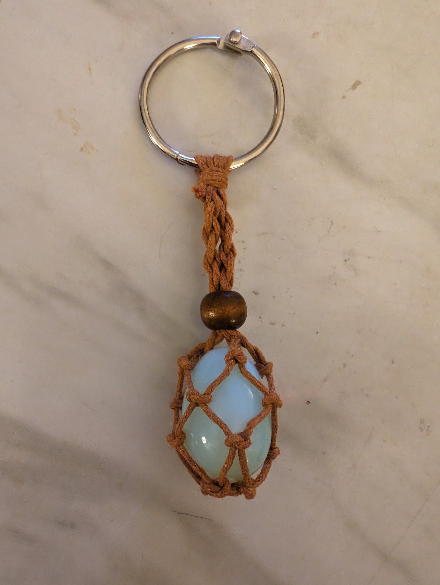 Real Natural Stone Keychains
