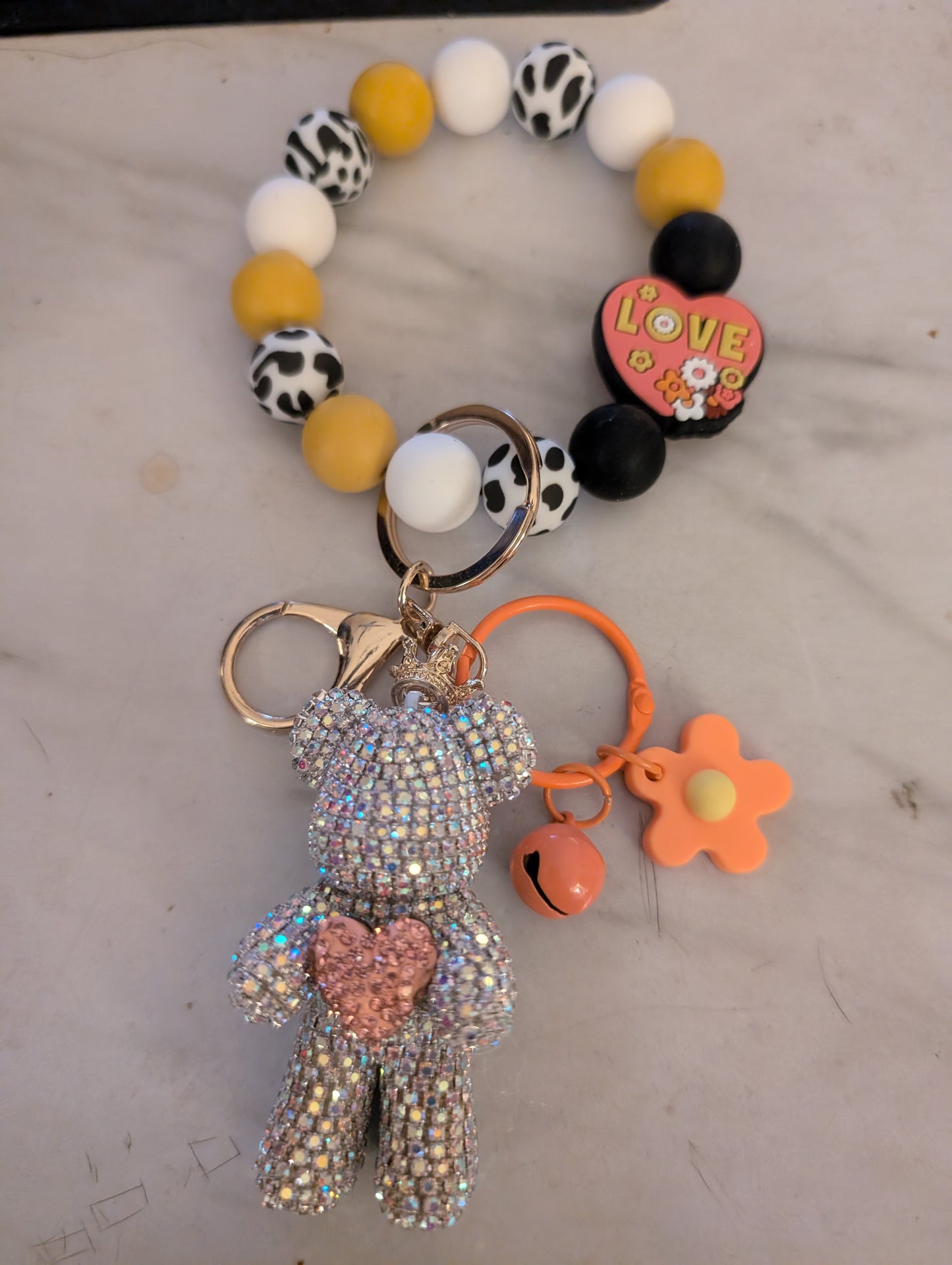 Beaded Wristlet Key Chain