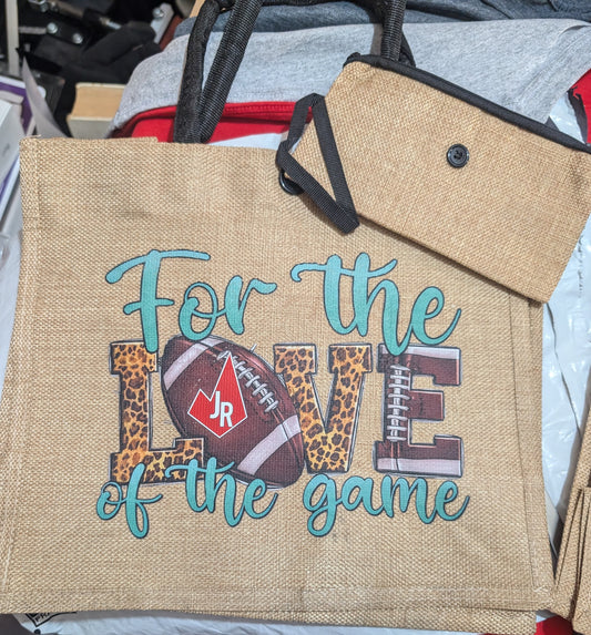 Judson Rocket Football themed carrying tote choice of styles