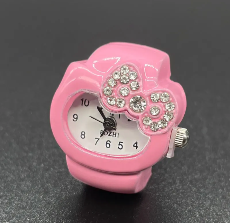 Choice of Cute Kitty Finger Watch