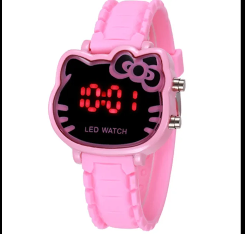 Choice of Kitty Digital Watch