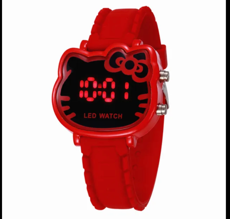 Choice of Cute LED face Kitty Watches