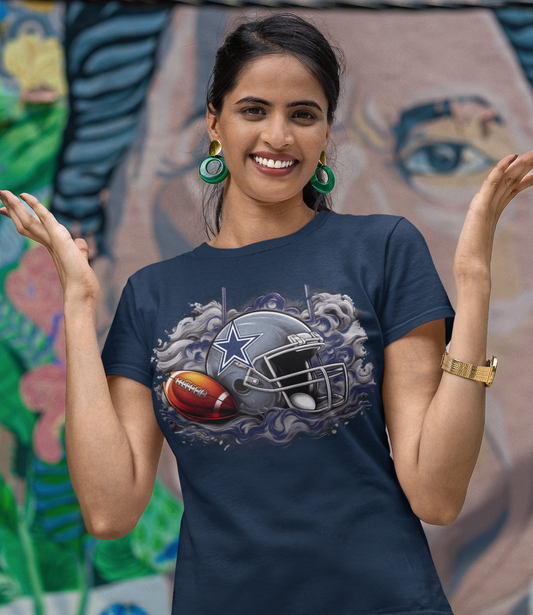 Dallas Cowboy Helmet T Shirt