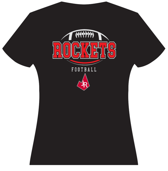 Black Rockets Football T-Shirt