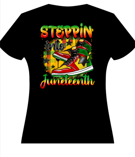 Walking into Juneteenth Shirt 1