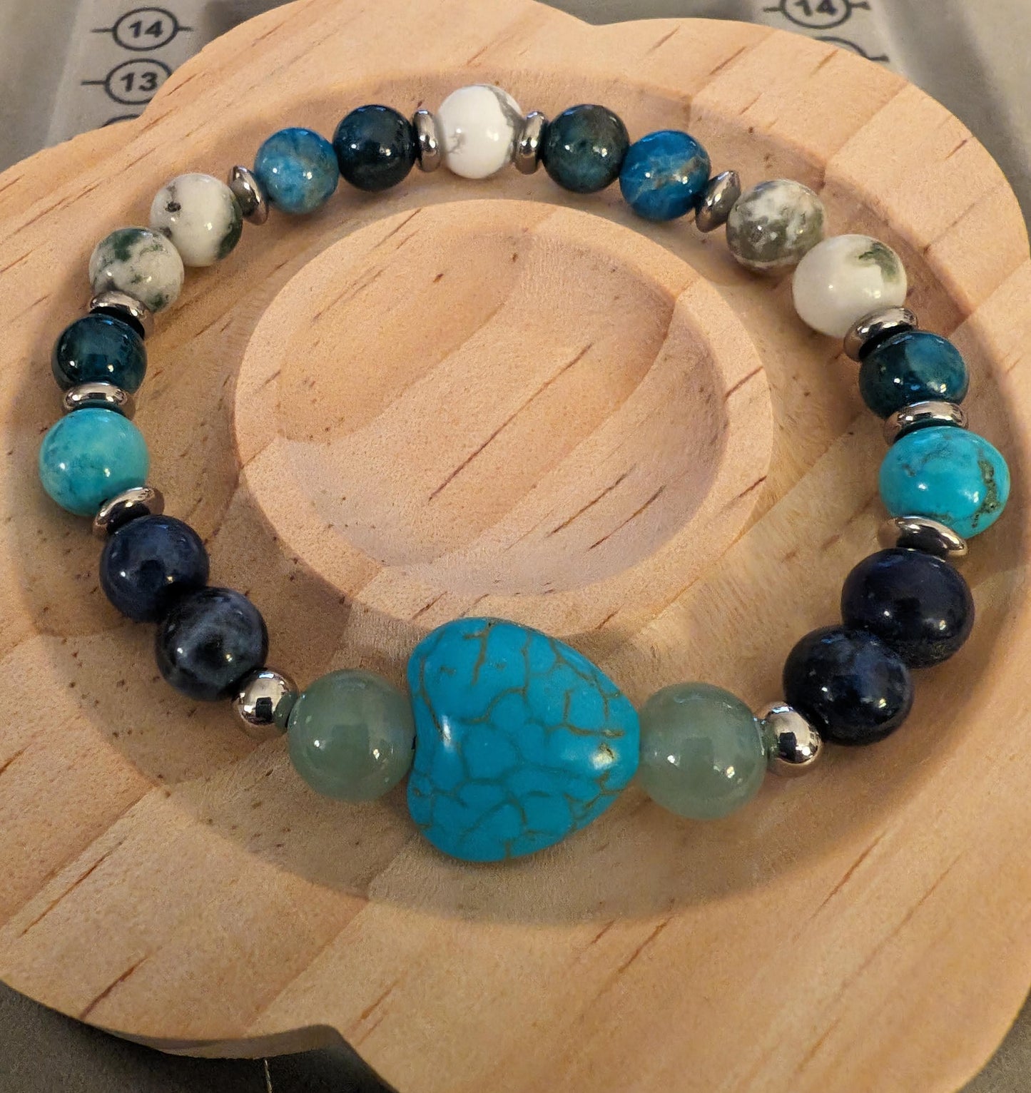 natural stone turquois bracelet