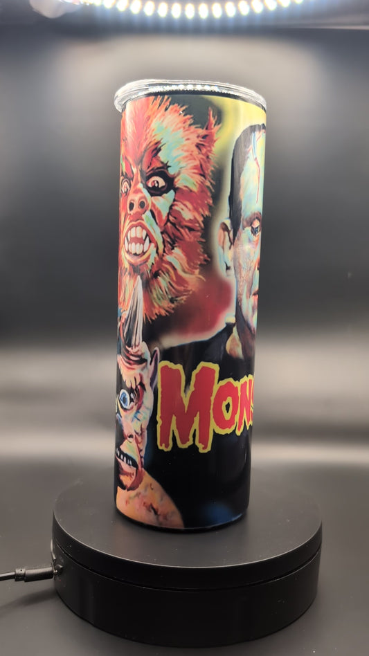 Hollywood Movie Monsters 20 Ounce Tumbler