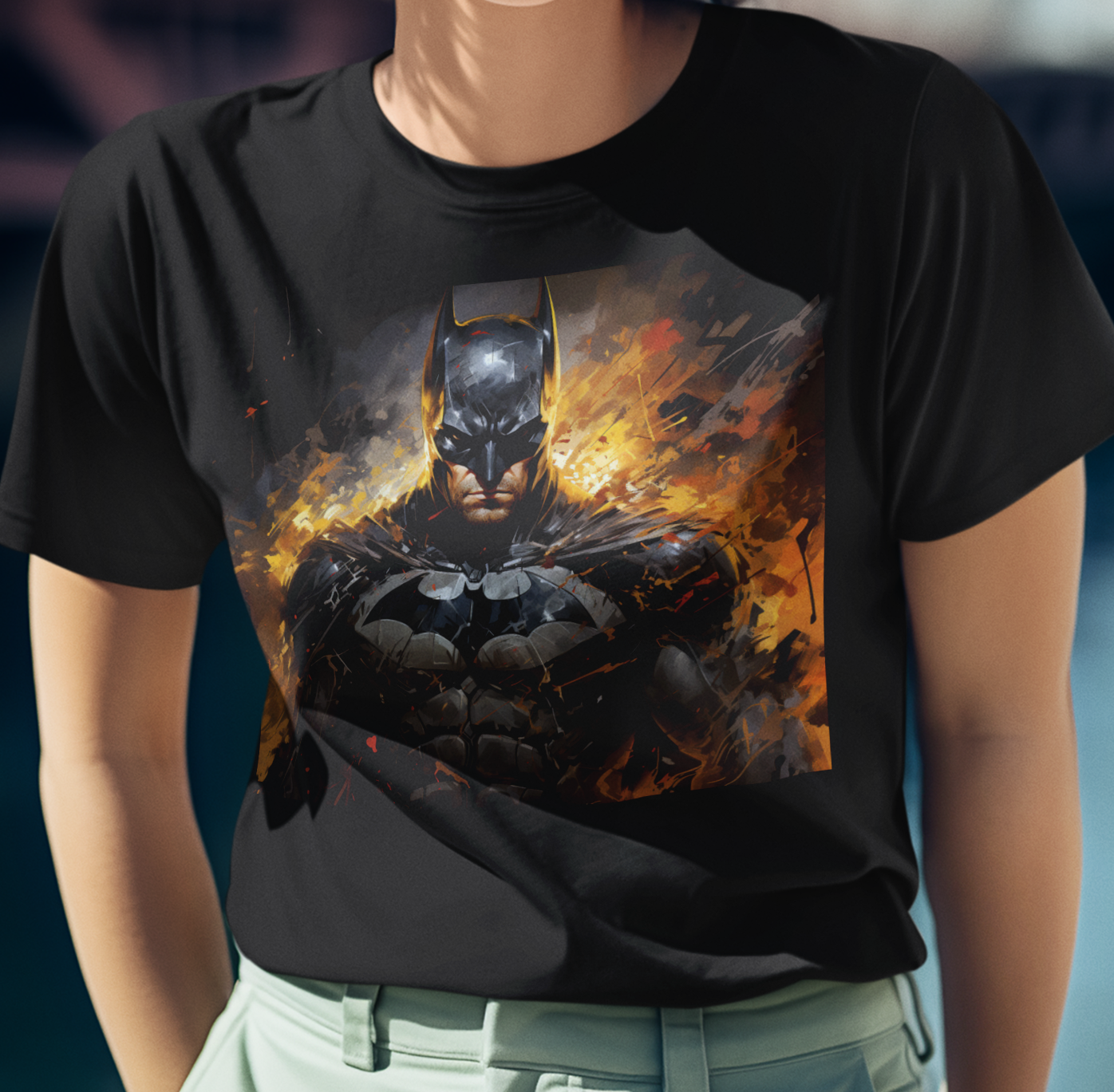 Batman with Fire