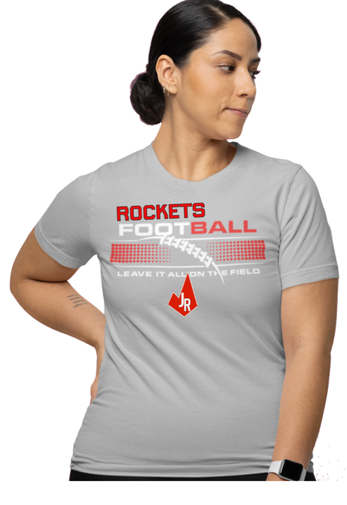 Rockets Football White Grid